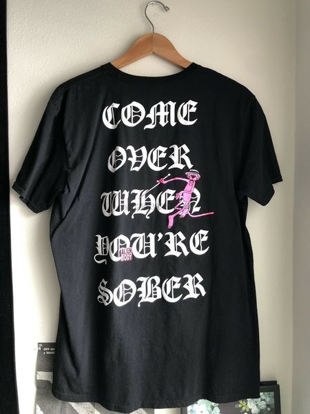 

lil peep come over когда ваш е sober тенниска xlarge ограниченный выпуск эксклюзивный hipster с коротким рукавом тройник tops спорта с капюш