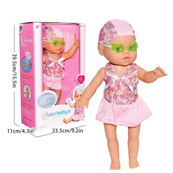 

electric swimming doll waterproof pool swimming toy electric children's bathtub toy outdoor summer and family game props wmteae xhlove