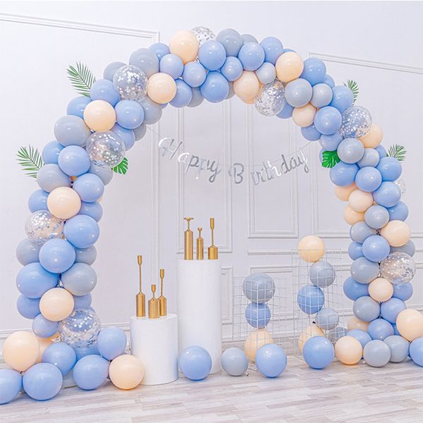 

100pcs 10 inch macaron latex balloons wedding birthday decorations balloon festivals atmosphere decor round balloons vt1999