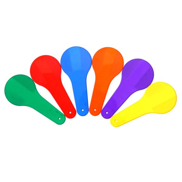 

6 pieces plastic color films matching chips kids educational color cognitive painting learning toys