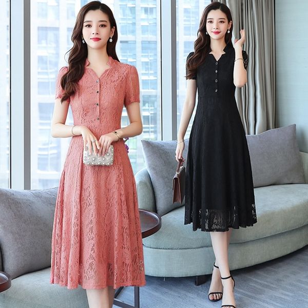 

лето niwkr jsfeb стиль кружева dressingwomen dressslim fitbottom игровой в коротком платье нижних кружевных днищ рукава dresssolid большого, Black;gray