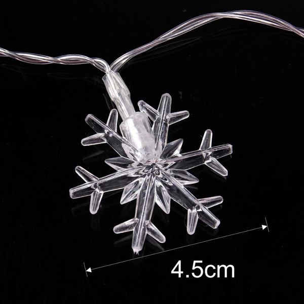 

2 снежинки свет шнур мерцание гирлянда батареек рождество лампа праздник свадьба главной декоративных фея свет bbyuis bwkf