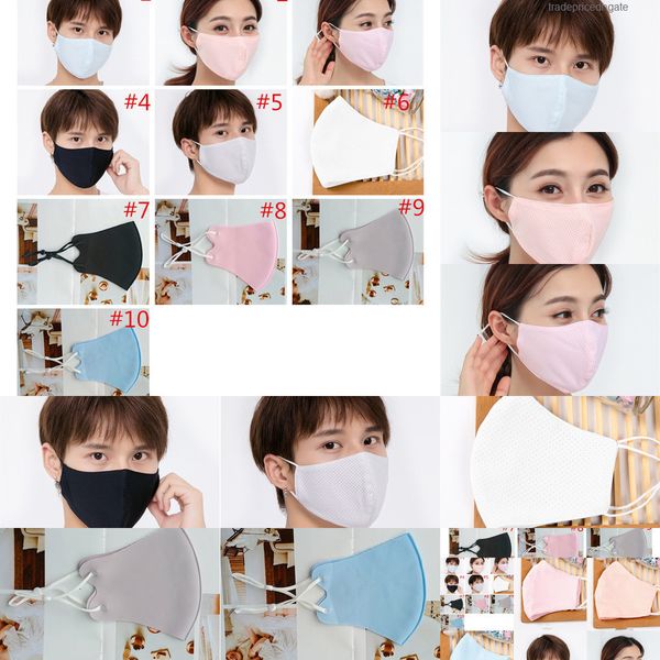 

summer face fashion silk mask ice protective adults sun anti dust ultraviolet-proof masks f4vj