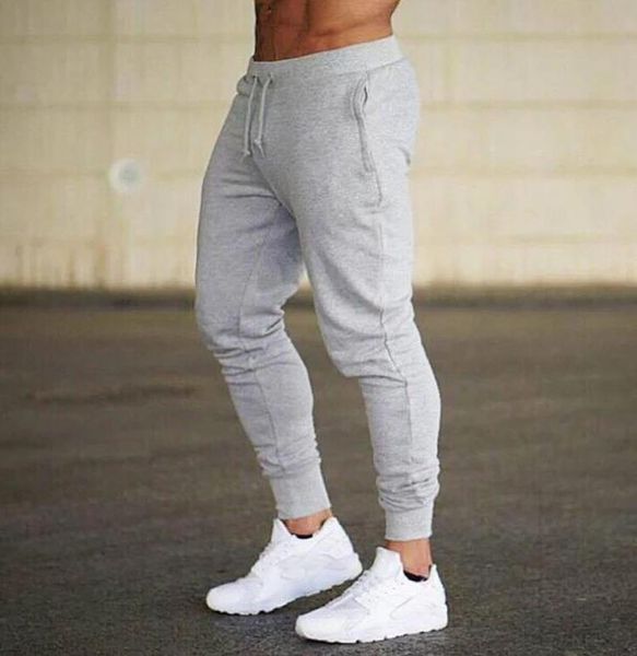 

men's sports pants, running clothes, cotton sportswear, tights, fitness novelty, Black