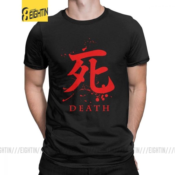 

мужчины смерть sekiro тени die twice vintage tee с коротким рукавом волчьи души самурай игра японский большой размер толстовка с капюшоном h