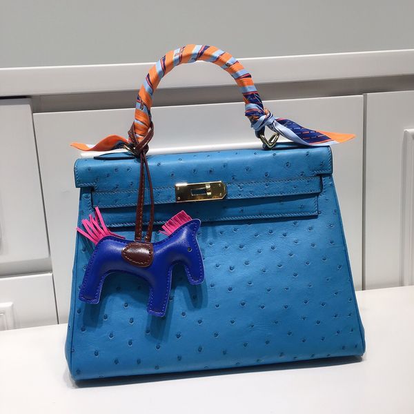 

luxury handbag 28cm real ostrich skin fully handmade quality wax stitching wholesale price usurally by order only contact for discoun