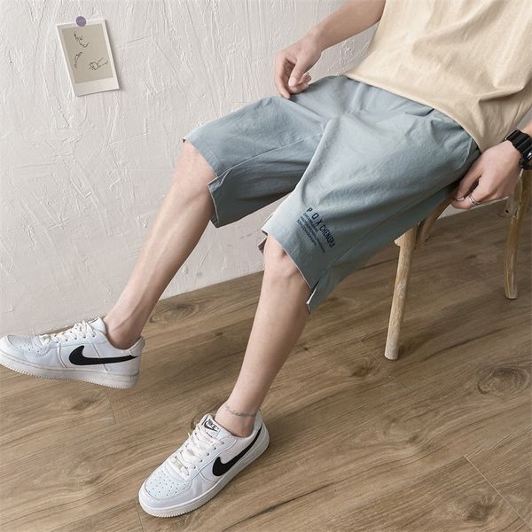 

shorts summer thin korean loose straight 5-point casual men's sports pants fashion brand, White;black