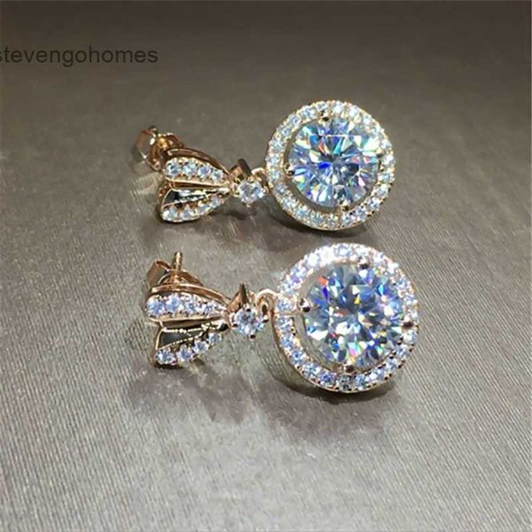 

heart-shaped cao zircon shi large exquisite lady fashion versatile earrings jewelry, Golden