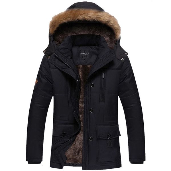 

oem factory father big size outdoor fox fur jacket military
