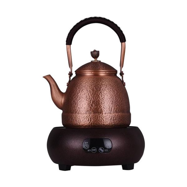 

pure copper handmade purple copper pot household teapot electric boiling old style boiling kettle maker high grade gift