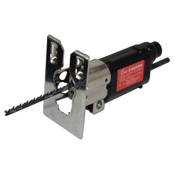 

электродрели модифицирована сабельная пила с 3-мя пилами и 1 серп