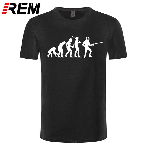 

sport evolution fencing fashion unique classic men round collar short sleeve t-shirt design man novelty t shirt tees casual