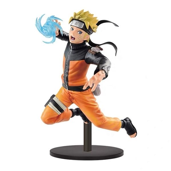 

original naruto shippuden vibration uzumaki naruto pvc action figure toys model figurals dolls y200421