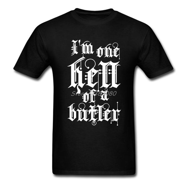 

black butler short sleeve mens s fashion crewneck plus size letter i'm one hell of a butler sport hooded sweatshirt hoodie men t shirt