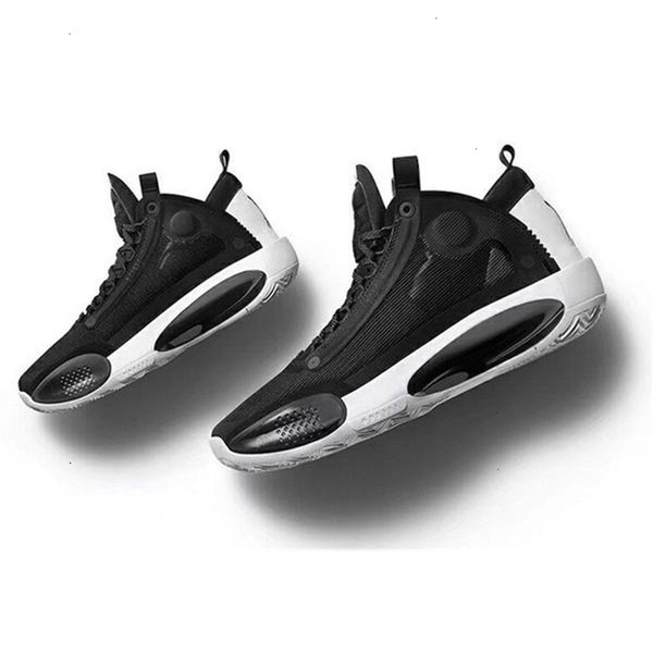 

34s jumpman outdoor mens basketball shoes xxxiv 34 eclipse blue void chicago men trainer athletic sports sneakers el9r, Black