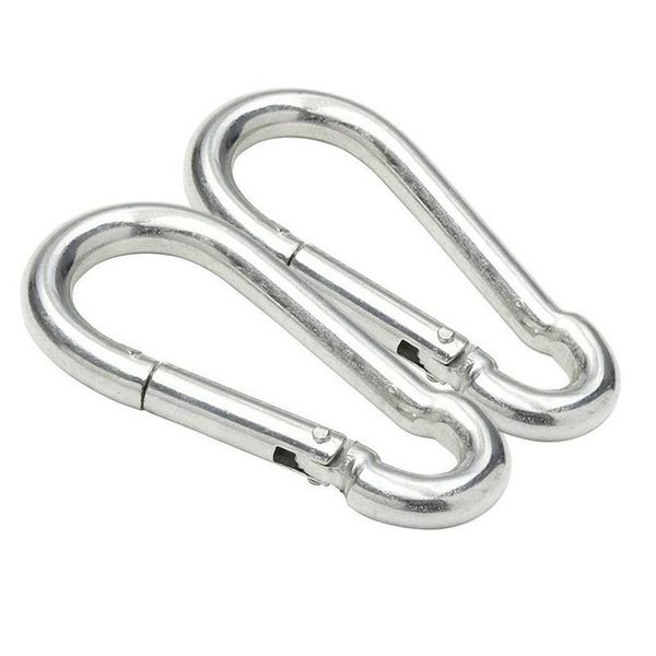 

4pcs aluminum alloy carabiner d-ring key chain clip keychain outdoor hiking mountaineering hook climbing acc bbyoth