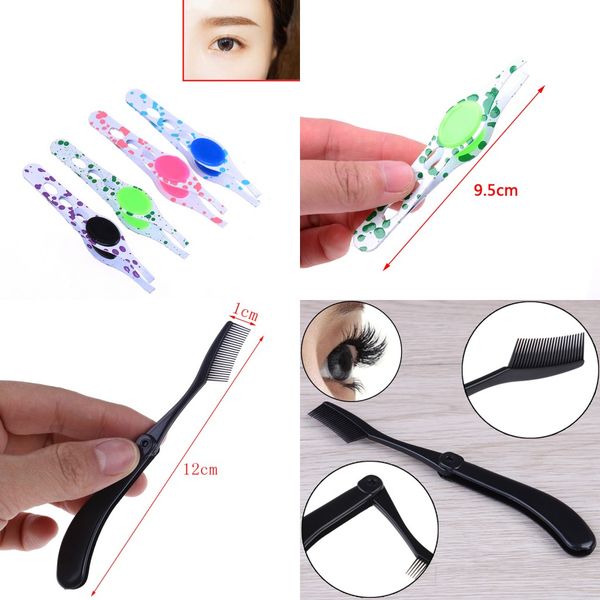 

4 styles cosmetic puff soft cleansing sponge puff facial hair removal eyebrow tweezers face makeup tools for women girls