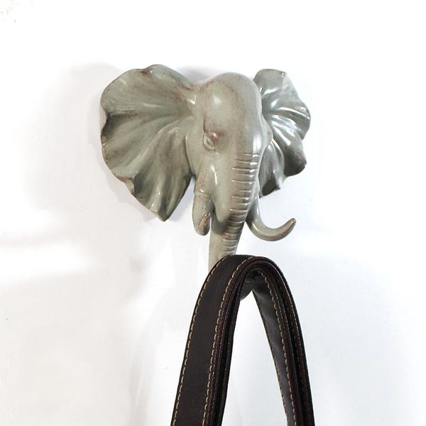 

american decorative hanging door walls walls creative stereo wall pendant animal heads key hats hook single clothes hooks
