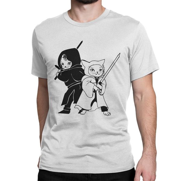 

samurai cats funny fantasy cosplay cute kitty vintage short sleeve o neck gift sport hooded sweatshirt hoodie men t shirt