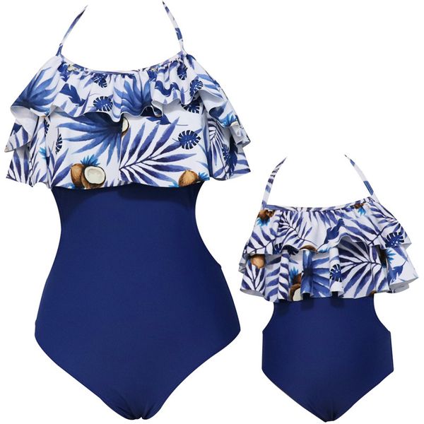 

swim wear parent-child swimwear womens girl fashion multiple colour summer swimming equipment beach two-piece suits