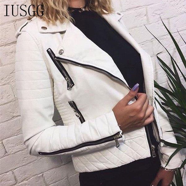 

short cardigan leather jackets motorcycle ladies coats faux leather woman biker coat embossing soft zipper punk outerwear motor1, Black