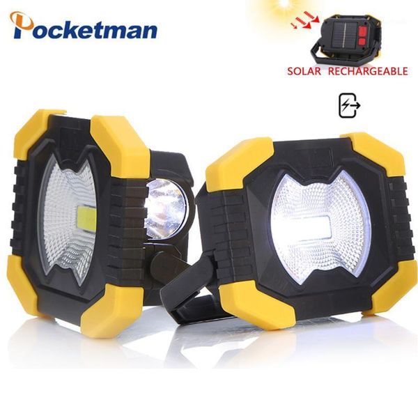 

portable lanterns solar energy light spotlight work usb rechargeable built-in 2400mah battery for repair camping1
