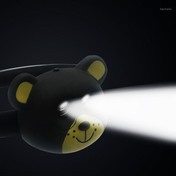 

headlamps lovely child led headlight battery animal shape cute headlamp on head for boy girl camping kids creative gift1