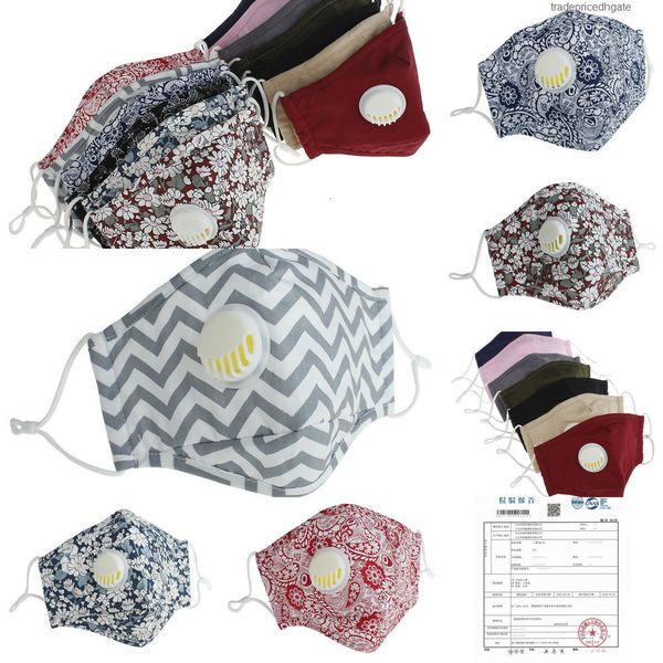 

washable protective pm2.5 dhl reusable valve mask anti-dust cotton face masks c nb9m ltbj