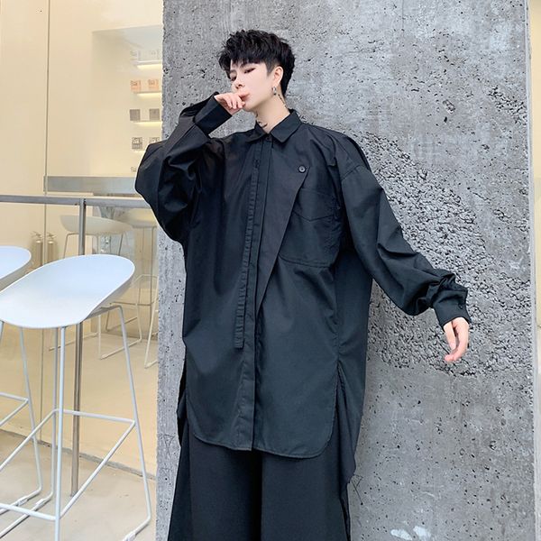 

2021 new s-6xl black flap silhouette flapping art popular male white shirt cleavage y2vt