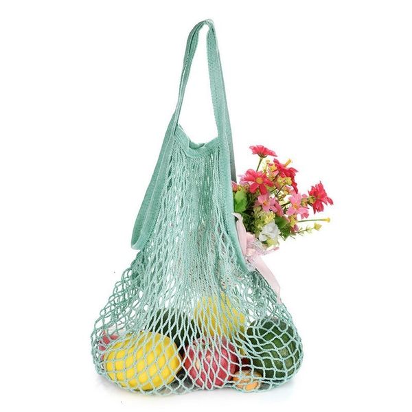 

cotton produce bags reusable mesh ecology grocery market string net shopping tote kitchen fruits vegetables hanging bag 2 n0nya