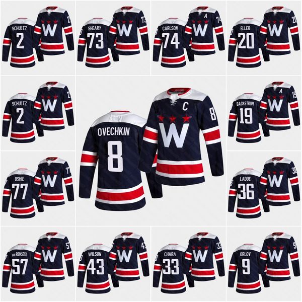 

washington capitals 2021 new blue third jersey alex ovechkin tj bet justin schultz tom wilson henrik lundquist brendon dillon john carlson, Black
