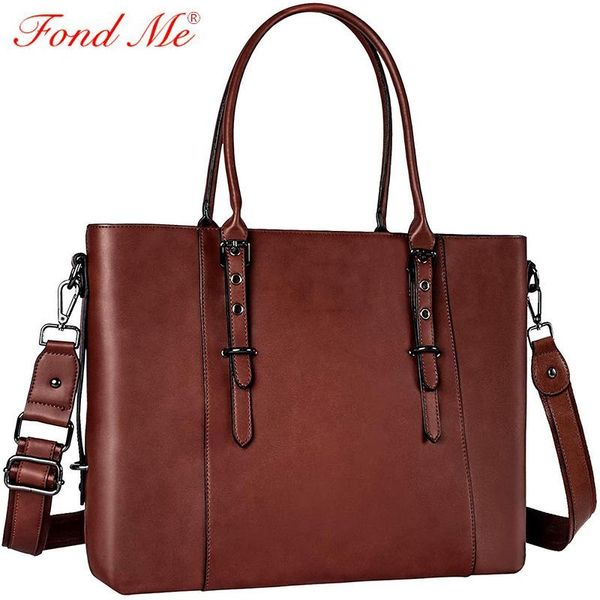 

new pu leather hand bag business women 's briefcase
