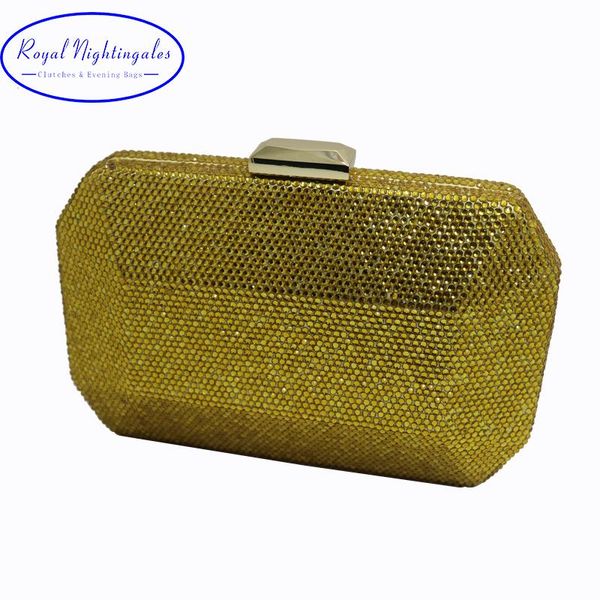 

oversize gold and bronze hard clutches crystal evening bags for prom evening party