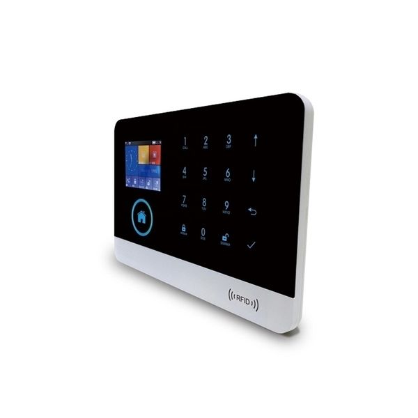

white color and 3g product name gsm wireless smart security alarm system