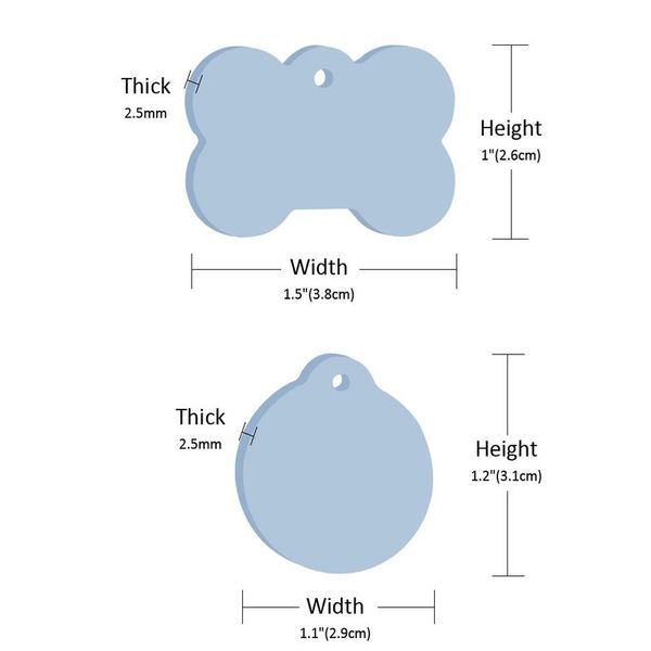 

stainless steel personalized pet id tag glow light customized engraved dog tags dogs cat fluorescence bone nameplate f wmtuzx