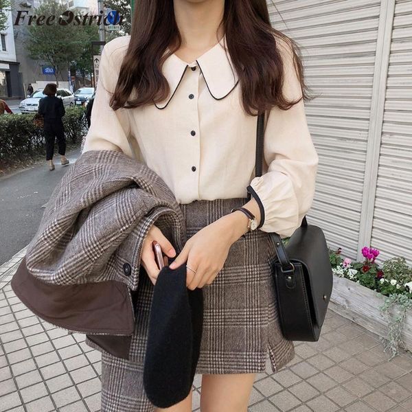 

ostrich blouse women blouses womens white shirt long sleeve streetwear fashion chiffon blouse elegant ladies n30