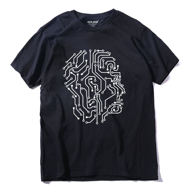 

спорт coolmind qi0268a 100% хлопок летом трикотажные короткий рукав для мужчин майка вскользь о-шее мужчины tshirt охладиться свободную тенн