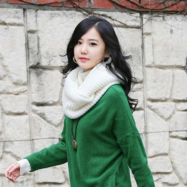 

scarves ly winter men women knitted scarf shawl wrap warm soft neckerchief do99, Blue;gray