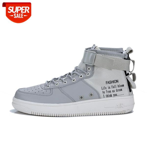 

new high lace up men fashion casual shoes cushioning breathable shockproof walking outdoor male jogging shoes #r388