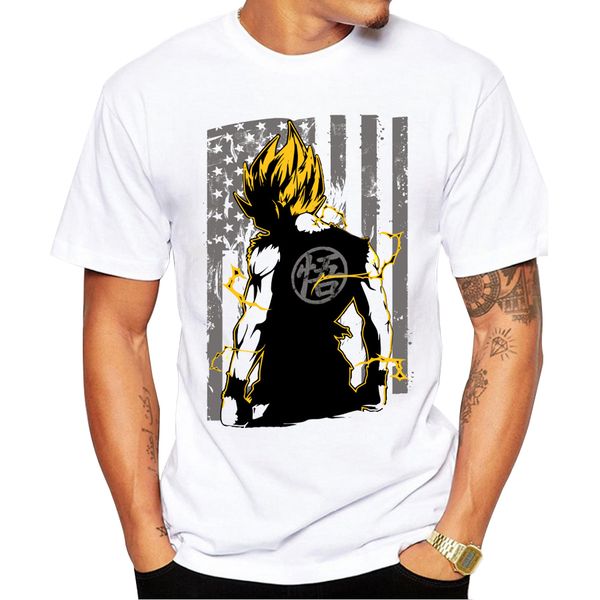 

2018 super saiyan t shirt short sleeve american goku printed t shirt fashion vintage tee shirts sport hooded sweatshirt hoodie