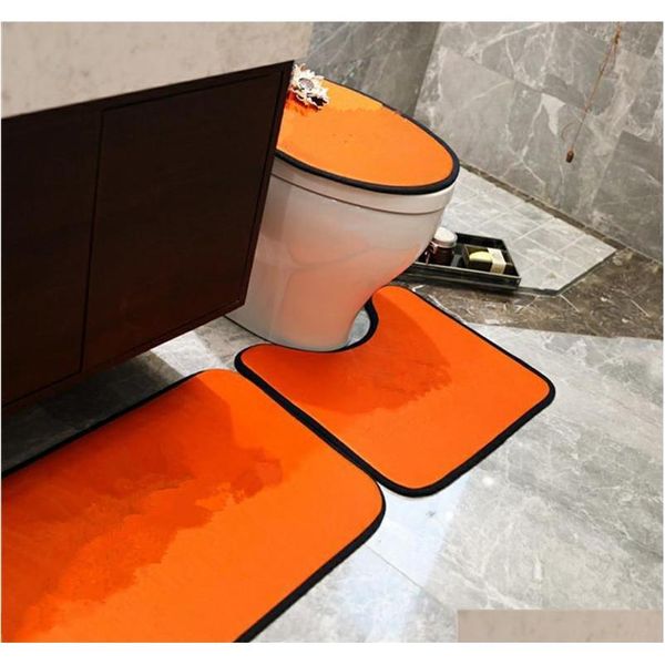 

three-piece toilet seat cover classic letter floor mats fashion toilet cover rider bath mats soft a qylbdl bbgargden