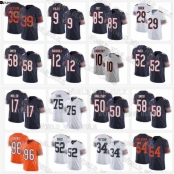 

пользовательские мужские 52 халиль мак уолтер паттон чикаго медведи трикотажные изделия майк ditka brian urlacher rokan smith eddie jackson, Black;red