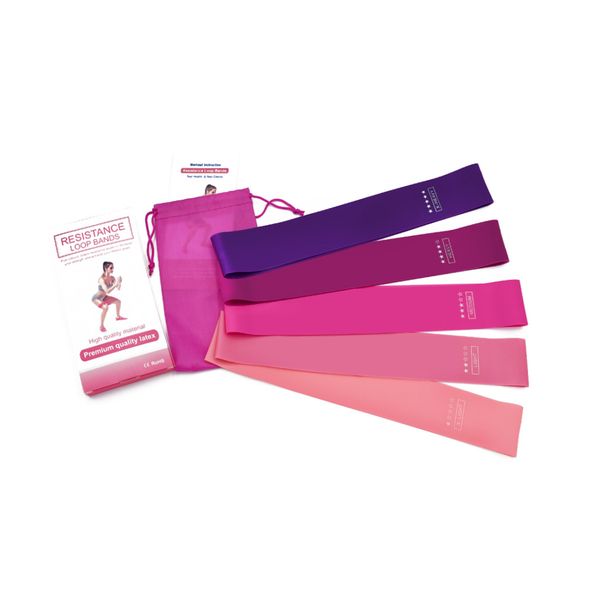 

new style red gradient pull fitness resistance band, fashionable selling elastic band, latex pull for rehabilitation training