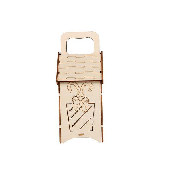 

wholesale gingerbread pattern candy tree cane wooden led christmas decor