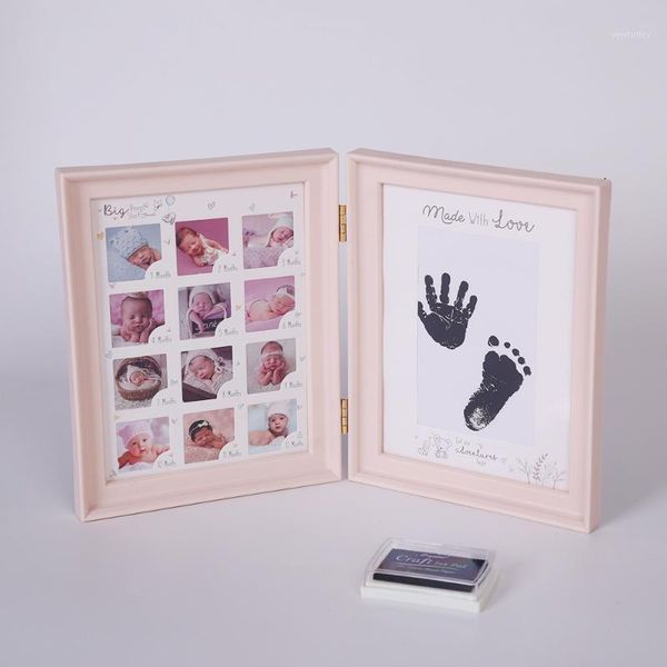 

frames my first year baby gift kids birthday home family decoration ornaments 12 months picture po frame with craft ink pad1