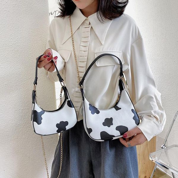 

2sizes milk spots leopard print girl tote original pu vintage women shoulder bag ladies crossbody bags female handbags