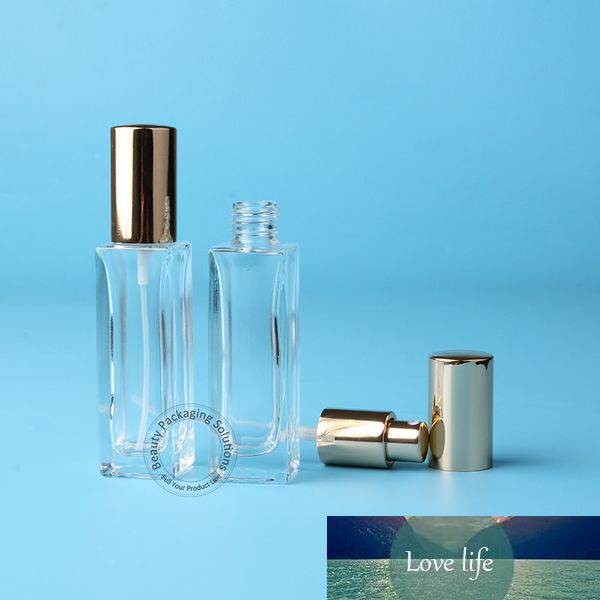5pcs / Lot Empty Glass Bottle 30ml de perfume com água Mulheres Maquiagem Ferramentas Container 30g spray Pot Atomizador Packaging