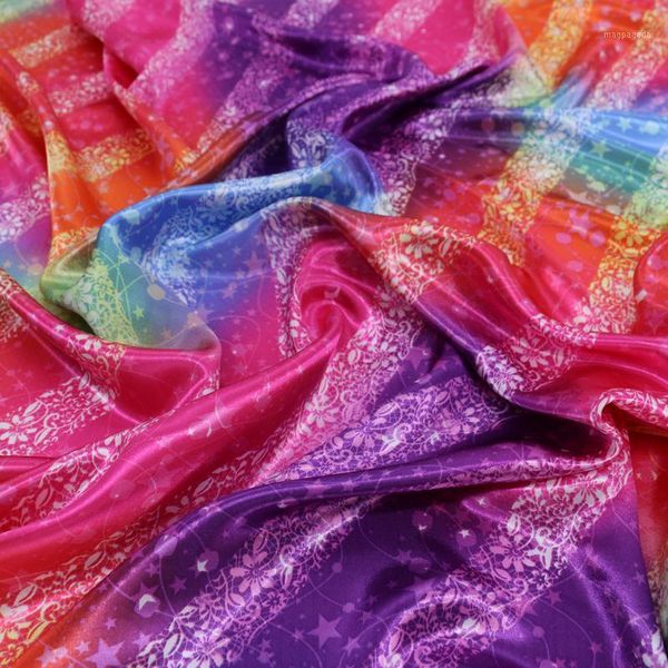 

elegant floral satin fabric soft dress shirt material polyester charmeuse1, Black;white