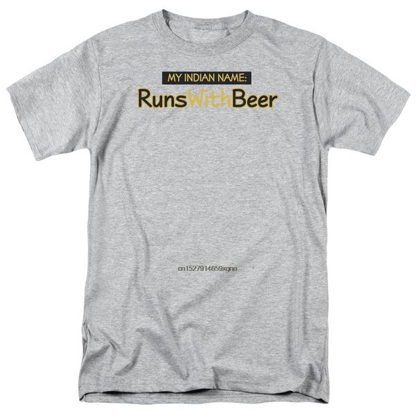 

2019 printed men cotton short sleeve runs with beer regular fit hoodie designers t shirts sweatshirt