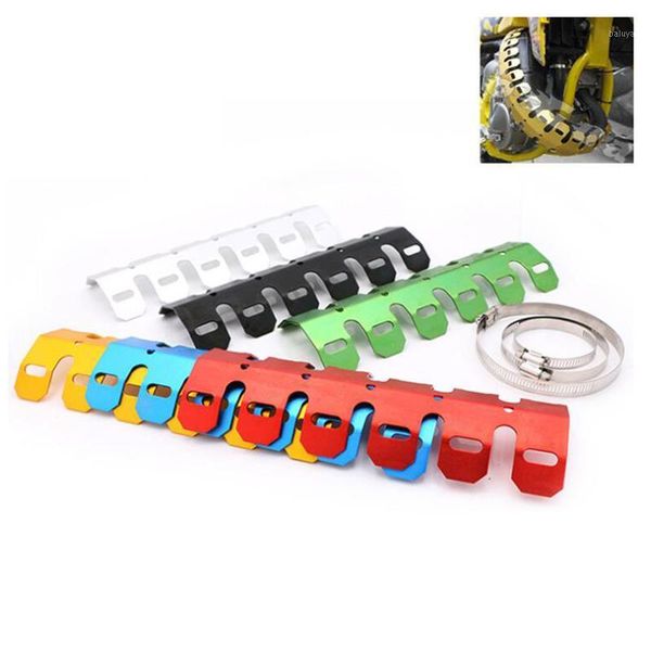 

universal off-road exhaust muffler pipe guard protector heat shield1